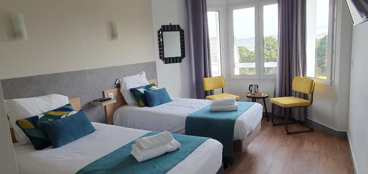 Hotel Les Panoramas Plestin-les-Grèves Buitenkant foto